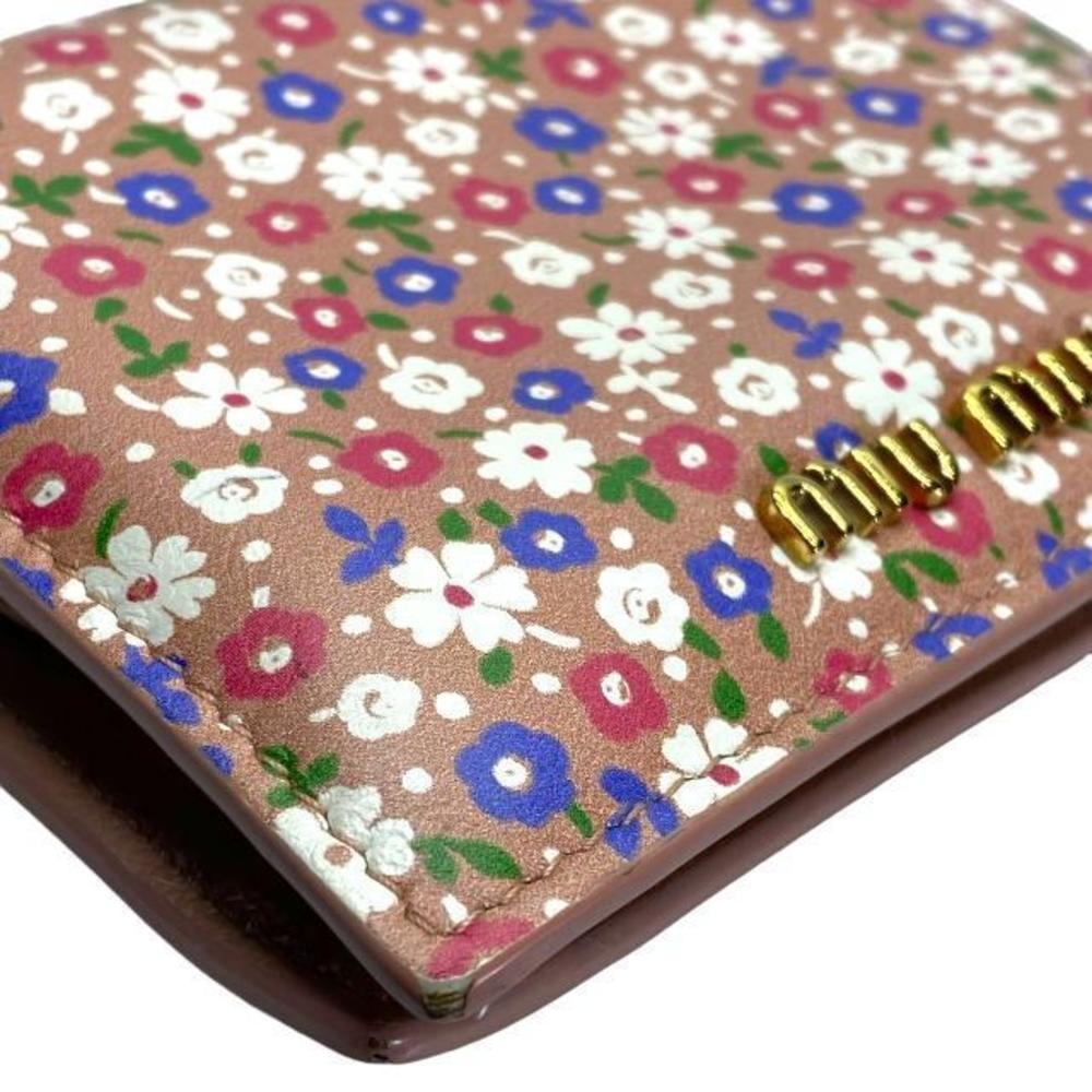 Miu Miu Wallet Folding Wallet Mini Wallet Pink Mu… - image 3